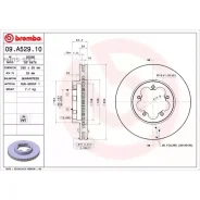 ���� ��������� FORD Transit 06- �����. ����. D=280��. Brembo 09A52910 Brembo 09A52910 09A52910 ����