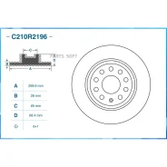 ���� ��������� Mercedes-BENZ Sprinter 3-T C �������� ����������/������� ����� (B906) 06/2006 - 12/2013 �����. Cworks C210R2196 C210R2196 ����