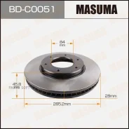 ���� ��������� Toyota Hiace �����. (� ����. 2 ��. ) Masuma BDC0051 BDC0051 ����