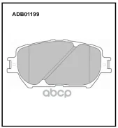 ������� ��������� �������� | ����� | Toyota Camry 3# 01-, WISH 1# 03-, Markx 12#, Crown 18#, ISIS 1# 04- FR Allied Nippon ���. ADB01199HD, ������ ADB0...
