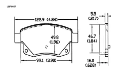 ������� ��������� �������� ������ GDB1725 FORD Transit Bus 01/06- / FORD JMC Transit Van 03/08- / FORD Transit Bus VM 07/06- / FORD Transit Platform/C...