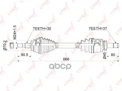 ������ � ����� | ����� ��� | Mercedes BENZ ML/GL-Class (W164, X164) ML280CDI-ML500 05- / = FR LH LYNXauto ���. CD1080 CD1080 ����