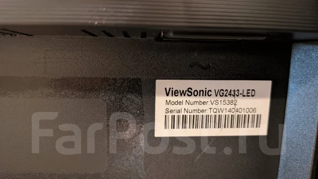 ViewSonic. 23.6", ���������� �� (LCD, LED, QLED) ����
