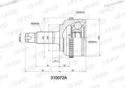 ���� ������� 26/23 ABS 50 | ����� | 310072A ����