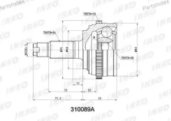 ���� ������� 26/28 ABS 50 | ����� ����/��� | 310089A ����