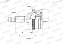 ���� ������� 28/26 ABS 44 | ����� | 319014A ����