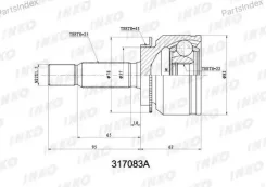 ���� ������� 25/22 ABS 43 | ����� ����/��� | 317083A ����