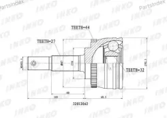 ���� ������� 27/32 ABS 44 | ����� ����/��� | 320120A2 ����