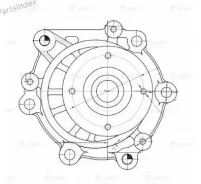 ����� ������� ��� �/� Toyota Hilux (97-)/Hiace (89-)/Hiace (97-) 2.4D [2L/2LT] (LWP 1934) LWP1934 ����