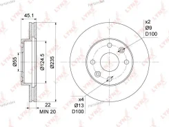 ���� ��������� ������������� (235x22) | ����� | BN1061 ����