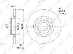 ���� ��������� ������������� (300x25) | ����� | BN1069 ����