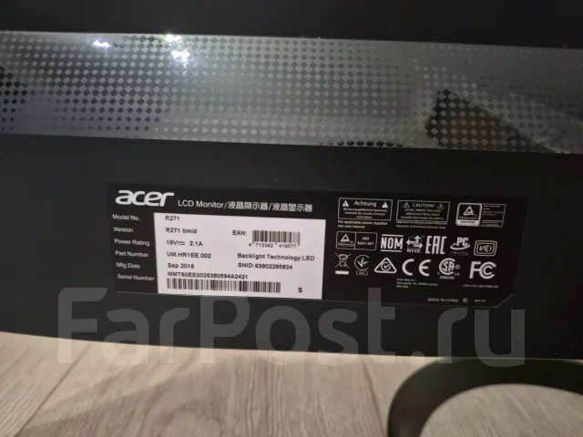Acer. 27", ���������� �� (LCD, LED, QLED) ����