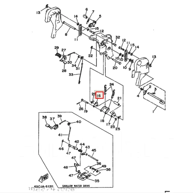 ����� �������� ������ Yamaha 30D; 40-50 (63D;62X) ����