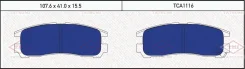 ������� ��������� �������� ������ Mitsubishi Pajero/Sigma 91- Tatsumi TCA1116 TCA1116 ����