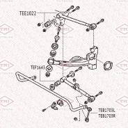 ����������� ������� ����������� ������ Toyota RAV4 00- Tatsumi TEF1643 TEF1643 ����