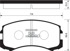 ������� ��������� ��������, �������� Sangsin Brake SP1255 SP1255 ����