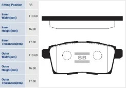 ������� ��������� ��������, ������ Sangsin Brake SP1604 SP1604 ����