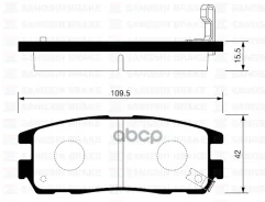 ������� ��������� ��������, ������ Sangsin Brake SP2089 SP2089 ����