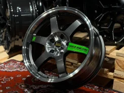 RAYS Volk Racing TE37SL. 8.0x18", 5x112, ET38, �� 66,6���. ����