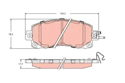 ������� ��������� Subaru Forester 18-/Impreza 16-/XV 17- �������� GDB2216 TRW GDB2216 GDB2216 ����