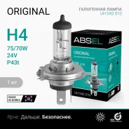 ����� ���������� H4 P43t 24V 75/70W Original Absel UH042010 Absel UH042010 UH042010 ����