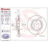���� ��������� �������� ������������� (�������� 2��) Brembo 09A73814 Brembo 09A73814 09A73814 ����