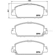 ������� ��������� �������� Brembo P28077 Brembo P28077 P28077 ����