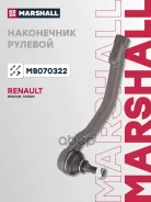 ���������� ������� ���� Renault Megane II 03- Marshall ���. M8070322 M8070322 ����
