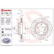 ���� ��������� Brembo 0977021X BMW: 3, 00-05 0977021X ����