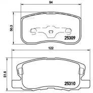������� ��������� �������� Brembo P54046 Brembo P54046 P54046 ����