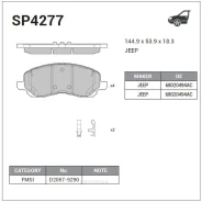 ������� ��������� �������� Sangsin Brake SP4277 Sangsin Brake SP4277 SP4277 ����