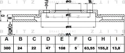 ���� ��������� �������� ������������� FORD Mondeo 00-/ Jaguar X-Type 02- Blitz ���. BS0141 BS0141 ����