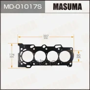 ��������� ��� Toyota Corolla/Avensis/Celica 1.4/1.6/1.8 16V DOHC 99- Masuma ���. MD-01017S MD01017S ����