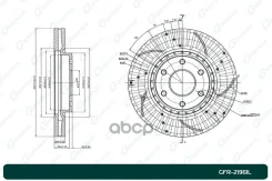 ���� ��������� ��������������� ������������� G-brake GFR-21961L ����� 402061LB0A,402061LB1A G-Brake ���. GFR-21961L GFR21961L ����