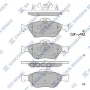 ������� �������� �.! Toyota Yaris 1.0/1.3 06 SP1631_HIQ Sangsin brake ���. SP1631 SP1631 SP1631 ����