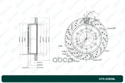 ���� ��������� ��������������� ������������� G-brake GFR-02858L ����� G-Brake ���. GFR-02858L GFR02858L ����