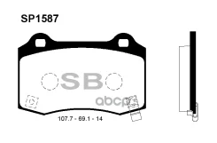 ������� �������� ���.! Hyundai Entourage V6 3.8 07 Sangsin brake ���. SP1587 SP1587 SP1587 ����