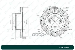 ��������� ���� FR (���������������) G-Brake ���. GFR-21046R 43512-60180 G-Brake, ������ �������� GFR21046R ����