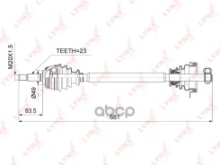 ������ � ����� | ����� ��� | LADA Largus Renault Logan 1.6 16V 10- / LADA Largus 1.6 8V 12- / = FR LH CD-6705 LYNXauto ���. CD6705 CD6705 ����