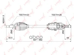 ������ � ����� | ����� ��� | LADA Largus LADA Largus 1.6 16V 12- / MT / = FR LH CD-6707 LYNXauto ���. CD6707 CD6707 ����