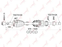 ������ � ����� R (Z 30x24, ABS 48) LYNXauto ���. CD1151A CD1151A ����