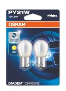 ����� PY21W (21W) BAU15s Diadem Chrome 12V ����� 2�� Osram ���. 7507DC02B 7507DC02B ����