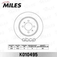 ���� ��������� ������ D257��. Nissan Almera N15 95-00/Sunny 90-95 (TRW DF4000) K010495 Miles ���. K010495 K010495 ����