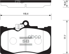 ������� ��������� �������� Lexus LS 430 00 SP2302 Sangsin brake ���. SP2302 SP2302 ����
