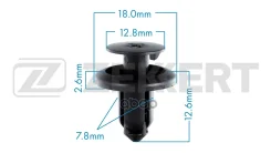 ������ �������� Hyundai Subaru (�����. ���-�� ������ 10 ��) Zekkert ���. be-1577 BE1577 ����
