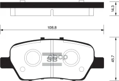 ������� ������ Honda Stream 01-, Odyssey 05- SP2104 Sangsin brake ���. SP2104 SP2104 ����