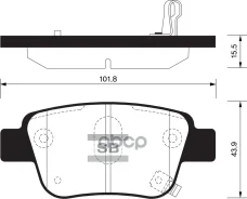 ������� �������� ������! Toyota Avensis 1.6i-2.4 D-4D 03 Sangsin brake SP2184 Sangsin brake ���. SP2184 SP2184SNS SP2184 ����