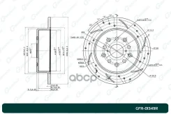 ���� ��������� ��������������� G-brake GFR-01349R ������ G-Brake ���. GFR-01349R GFR01349R ����