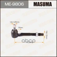 ���������� ���� ������� R Toyota Auris/Avensis/Rav4 07- Masuma ���. ME-9806 ME9806 ����