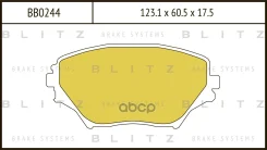 ��������� ������� Toyota RAV4 00- F LP1632 Blitz ���. BB0244 BB0244 ����